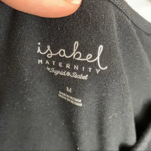 Isabel Maternity Short Sleeve Shirred Dress - Picture 8 of 8